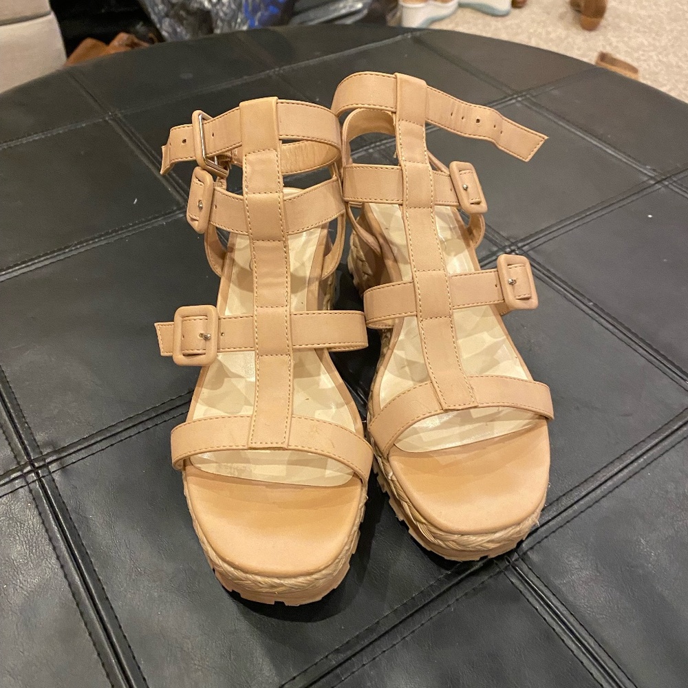 Jessica Simpson nude colored sandals